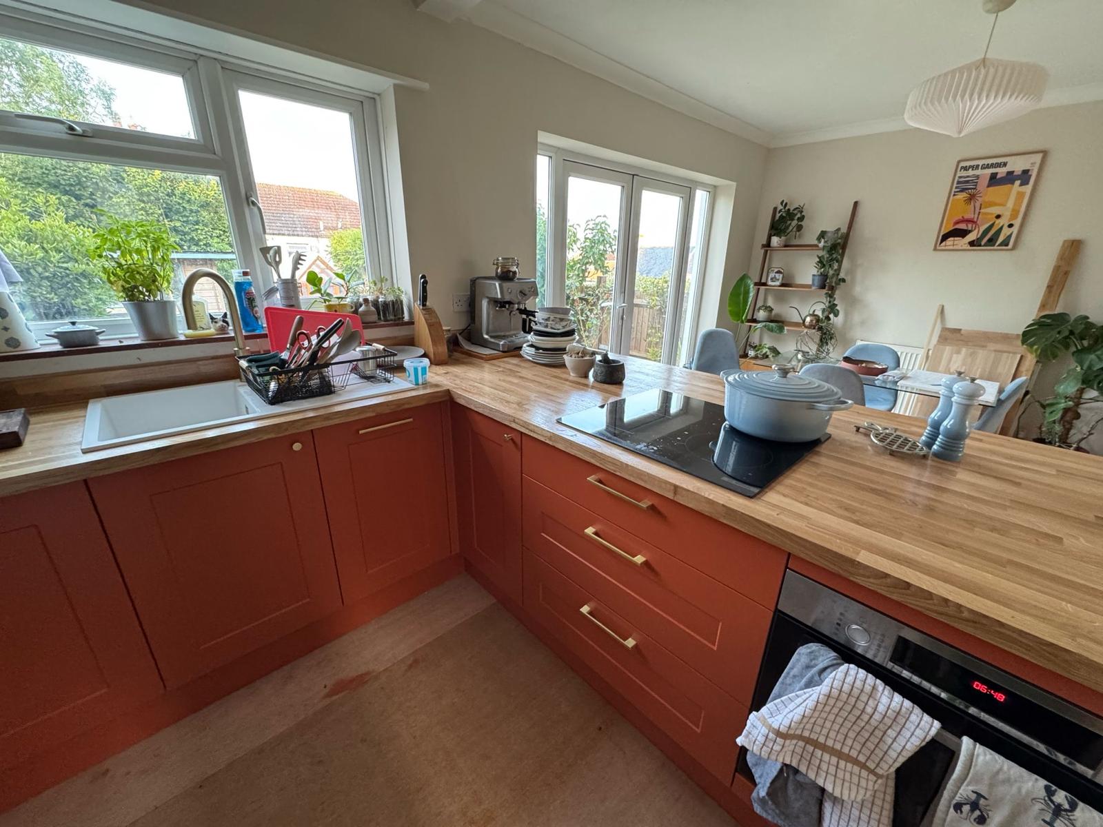 Kitchen Respray — example of Shaw Spray's work